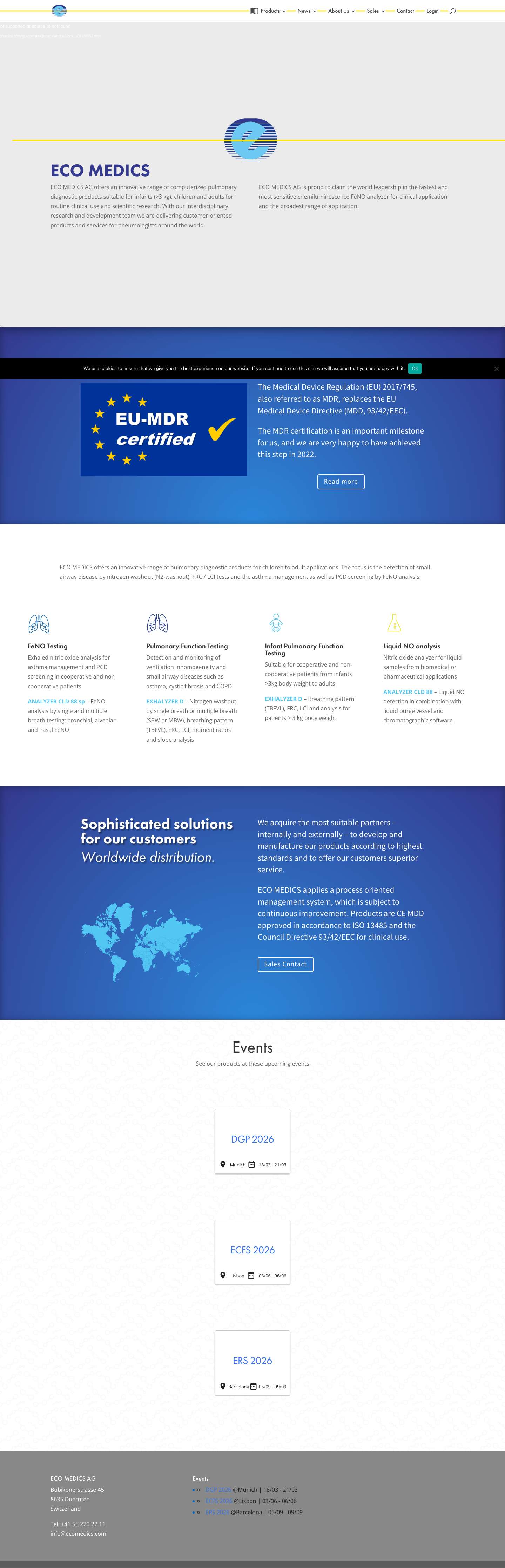 ECO MEDICS | Measurably Better - Full Screenshot