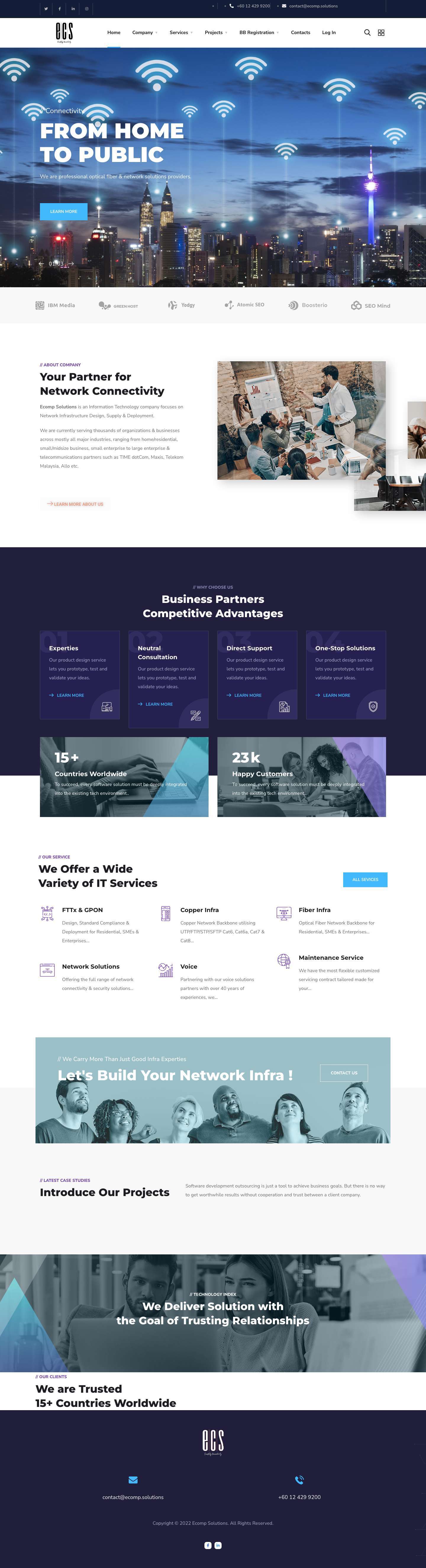 Ecomp Solutions – Simplify Connectivity - Full Screenshot
