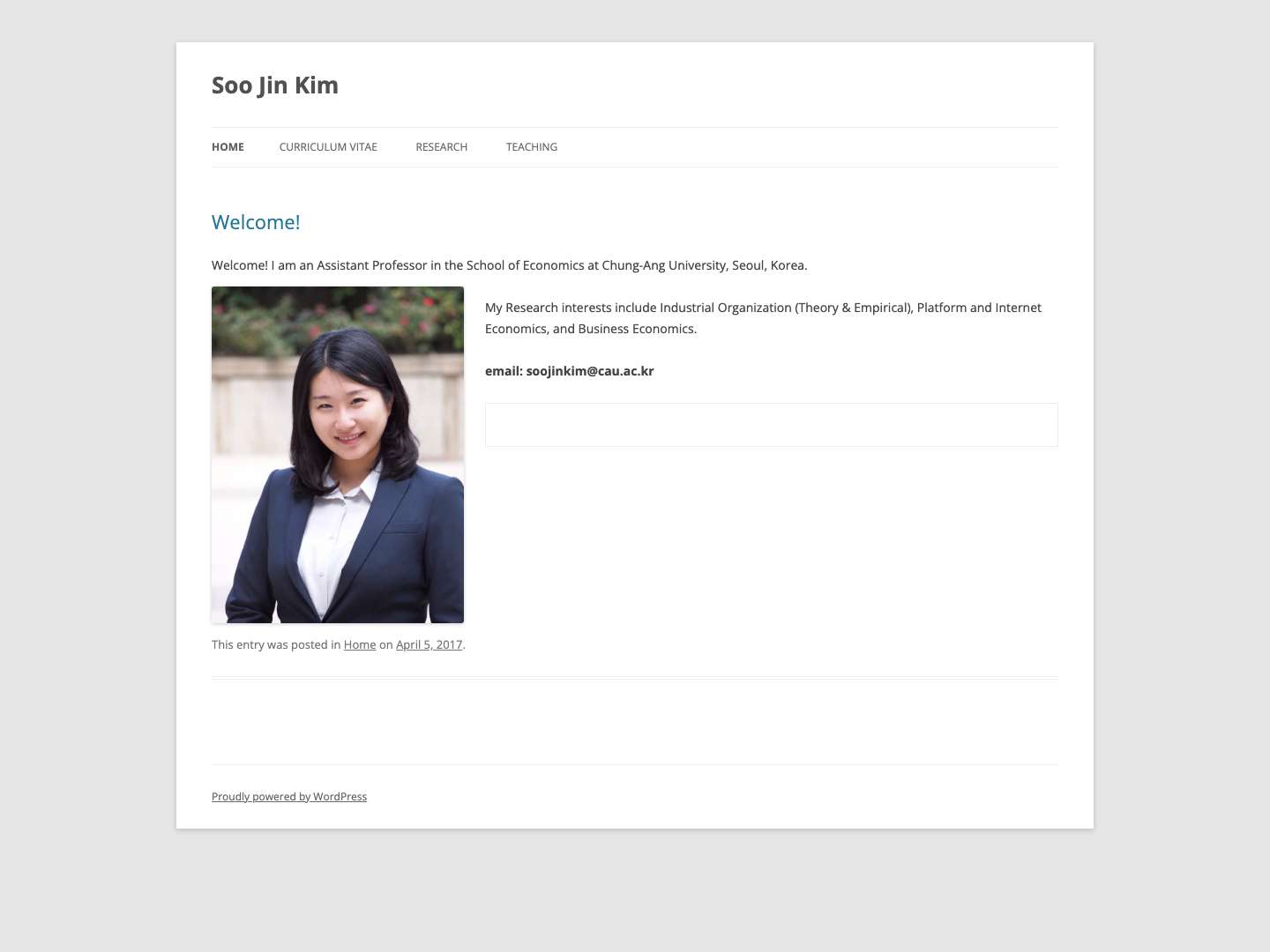 Soo Jin Kim - Full Screenshot