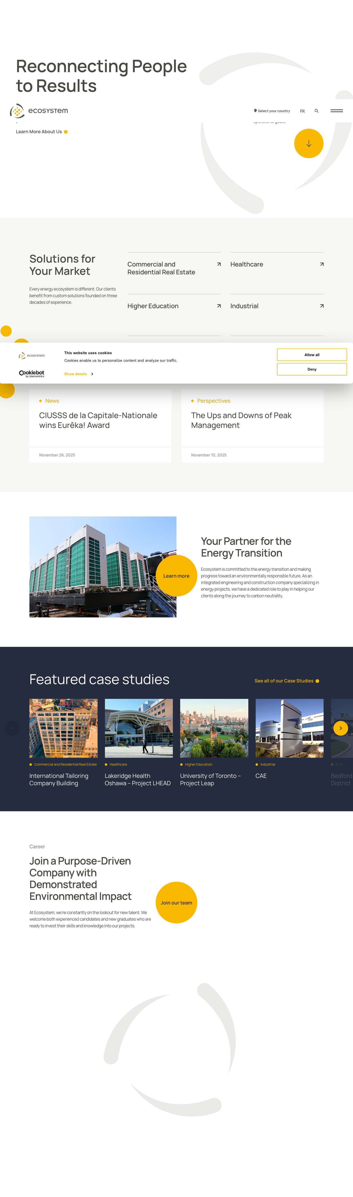 Ecosystem Energy: Modernizing energy infrastructure - Full Screenshot