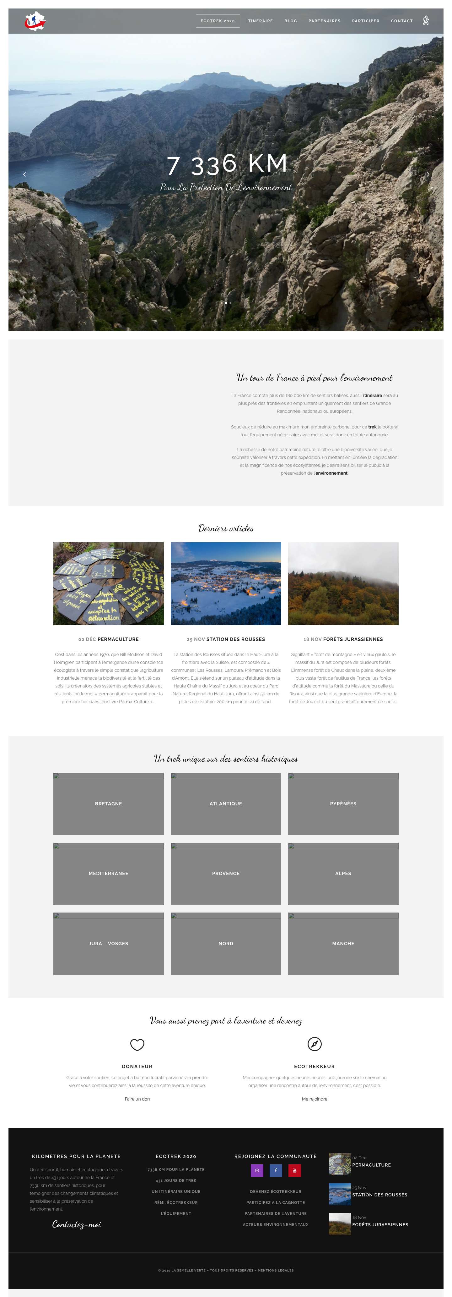 EcoTrek 2020 - Des kilomètres pour la planète - Full Screenshot