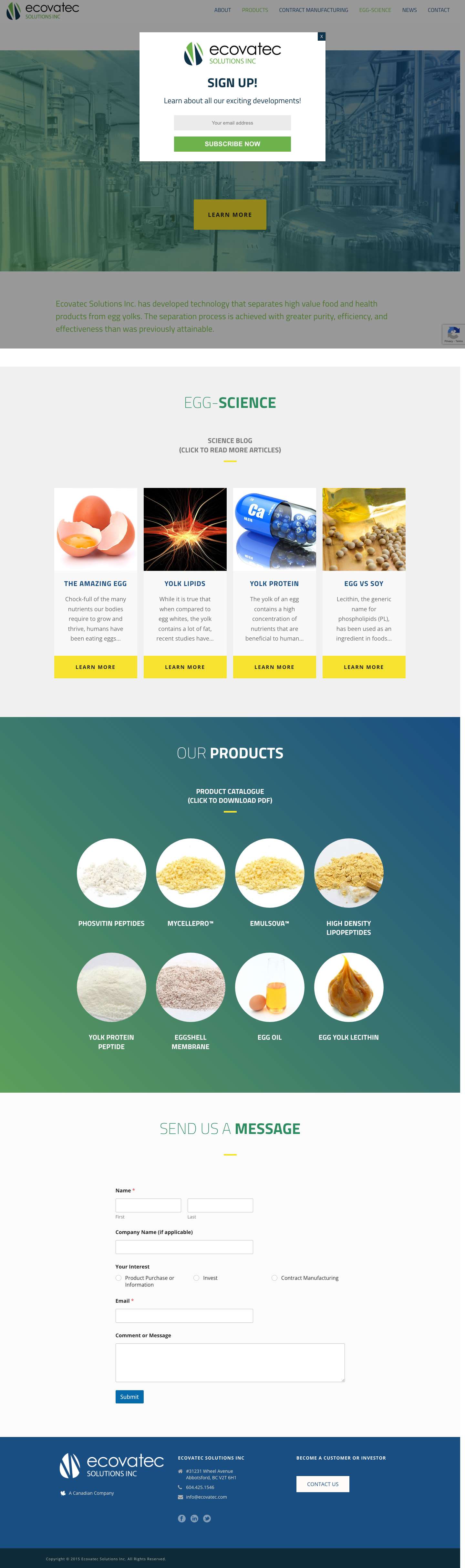 Ecovatec Solutions Inc. - Full Screenshot