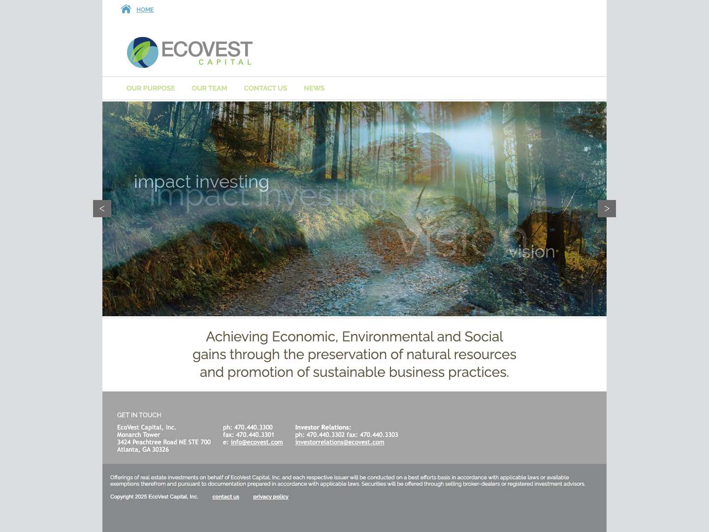 EcoVest - Full Screenshot
