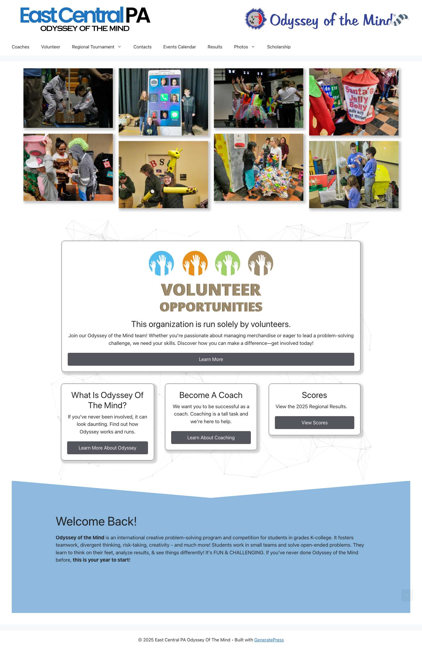 East Central PA Odyssey Of The Mind – Creativity at its finest - Full Screenshot