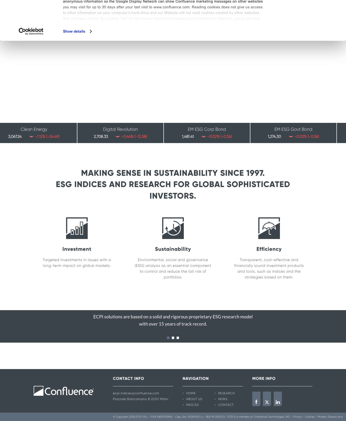 ECPI group – Sense in sustainability - Full Screenshot