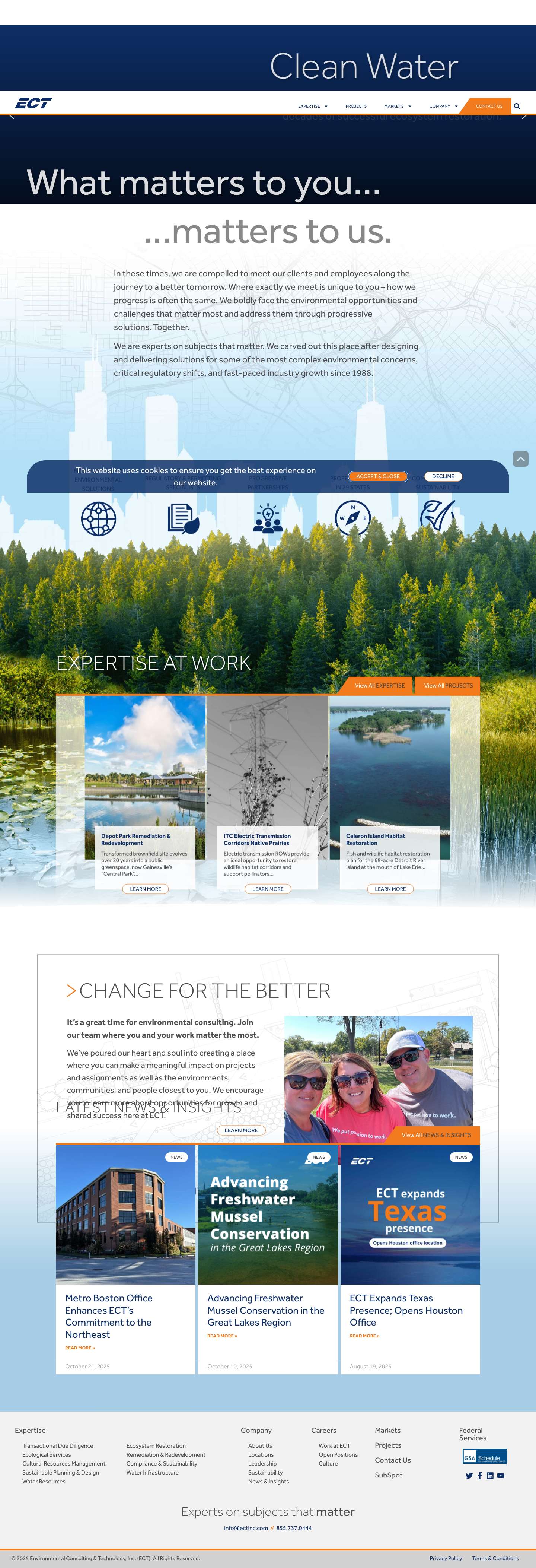 Home » Environmental Consulting & Technology - Full Screenshot