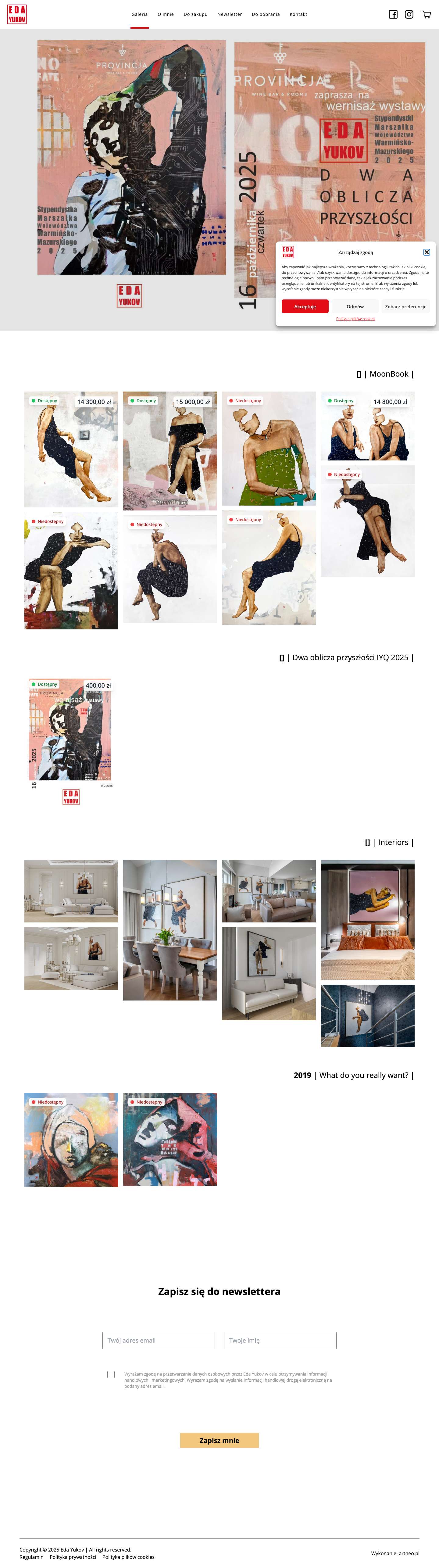 Eda Yukov | Polska Artystka - Full Screenshot