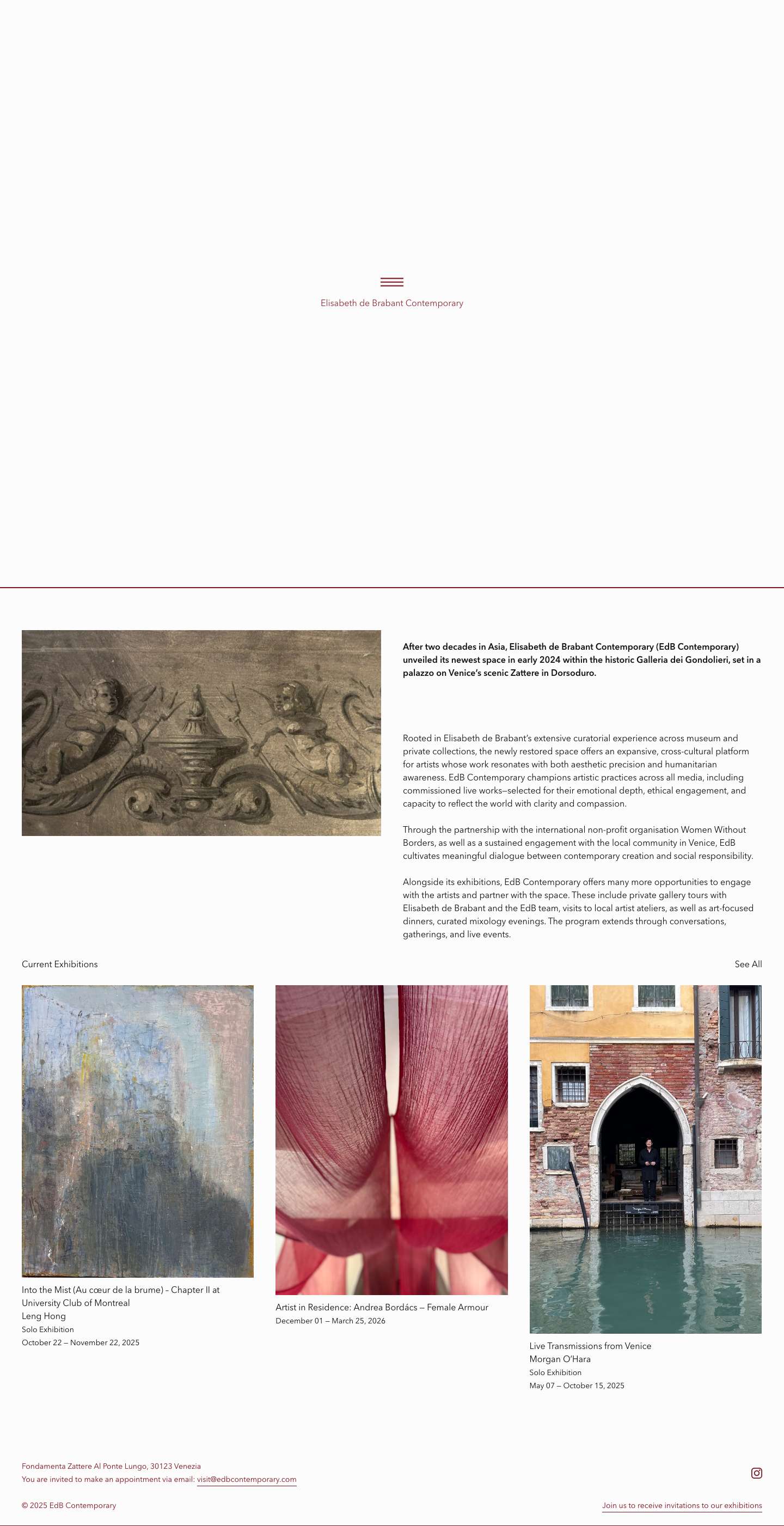 Elisabeth de Brabant ContemporaryElisabeth de Brabant Contemporary - Full Screenshot