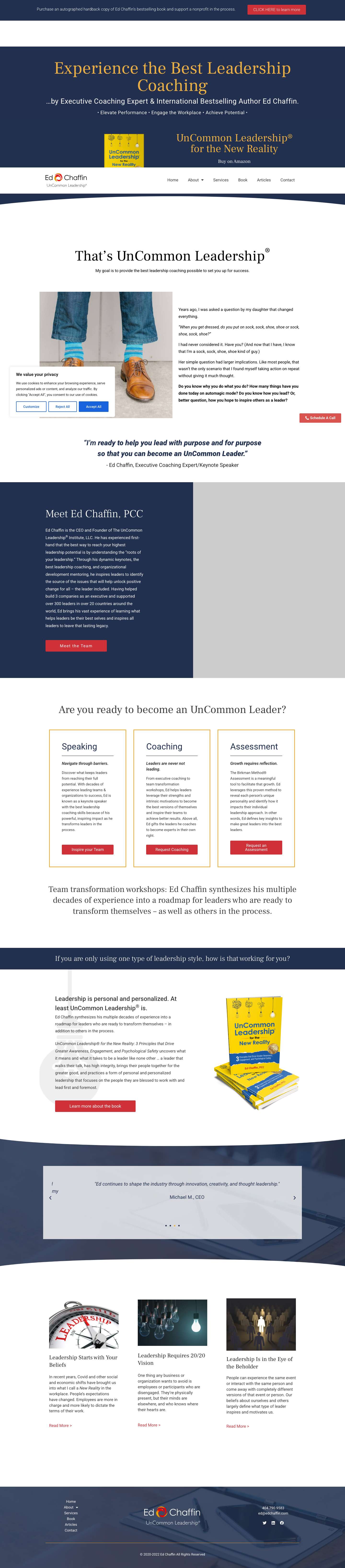 Home - Ed Chaffin - Full Screenshot