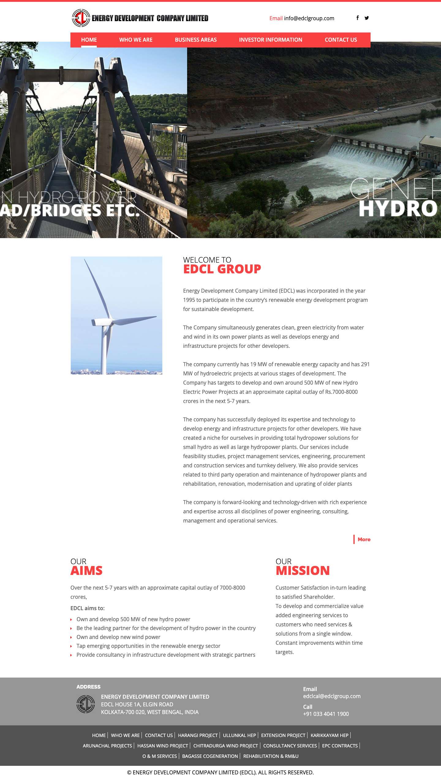 EDCL Group - Full Screenshot