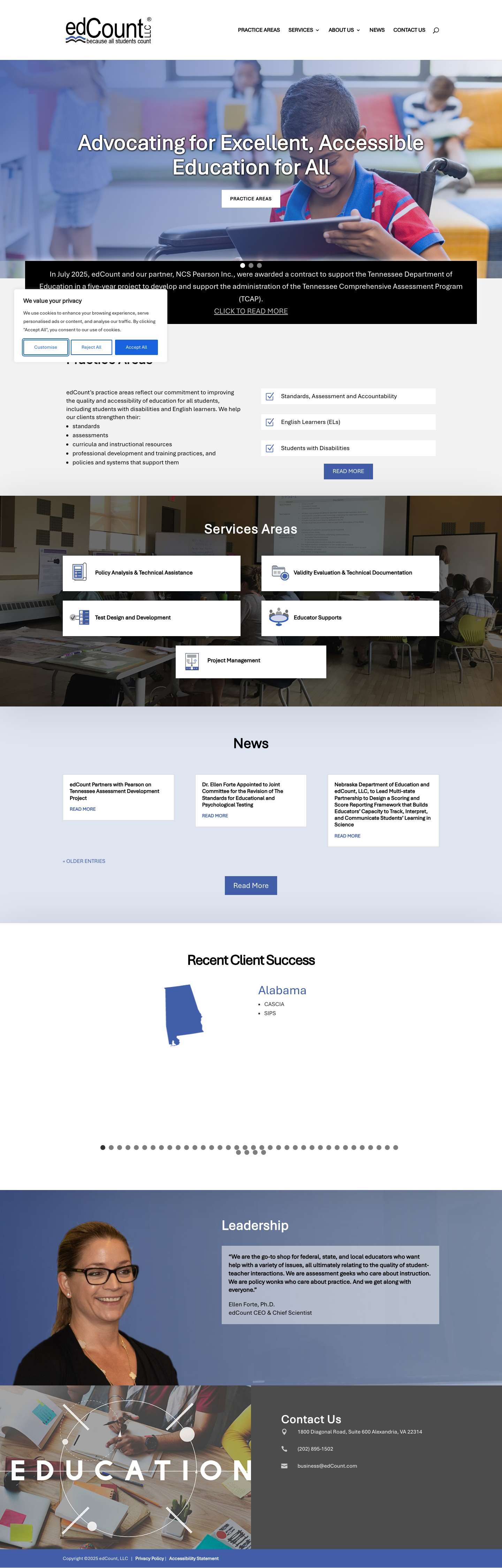 edCount - Because all Students Count - edCount, LLC - Full Screenshot