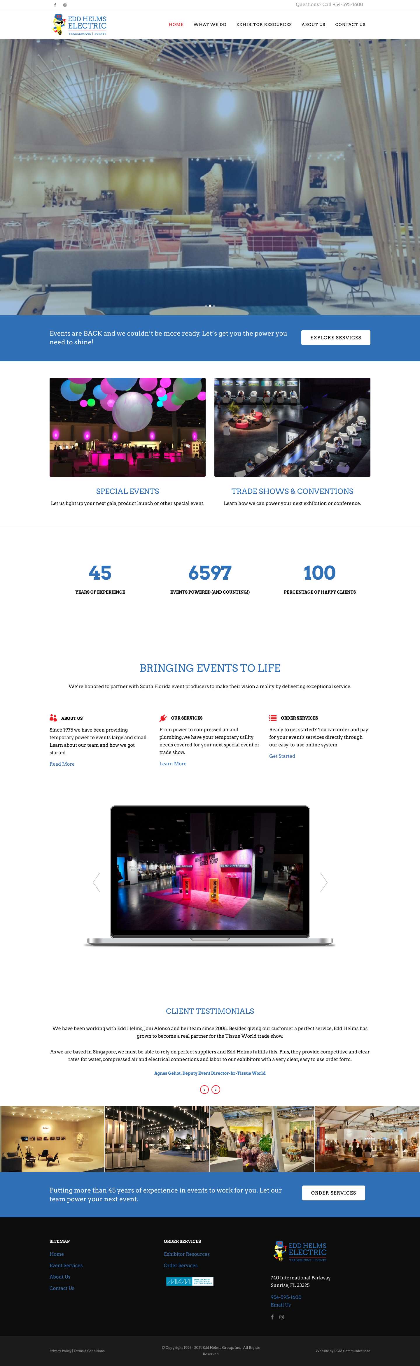 Home | Edd Helms Electric - Full Screenshot