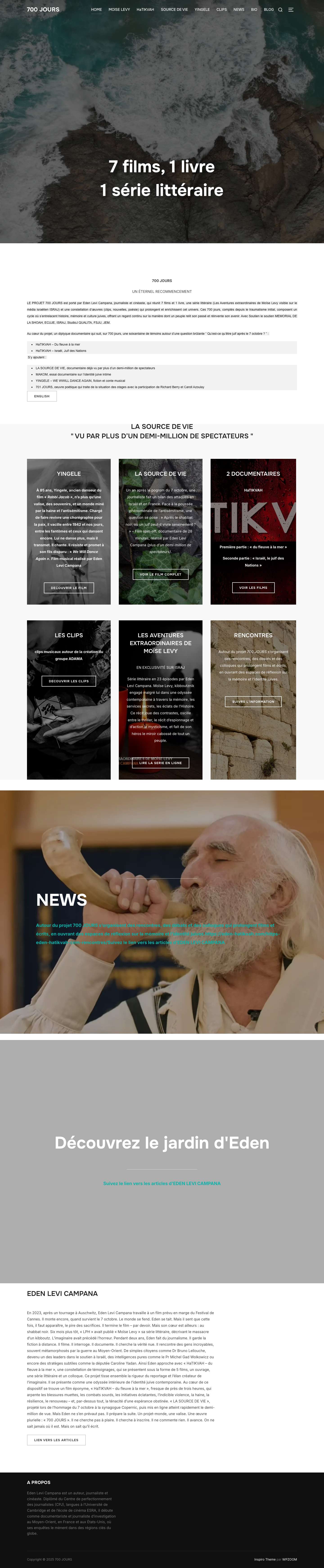 Eden Levi Campana - Du fleuve à la mer - Israël, Juif des Nations - Full Screenshot