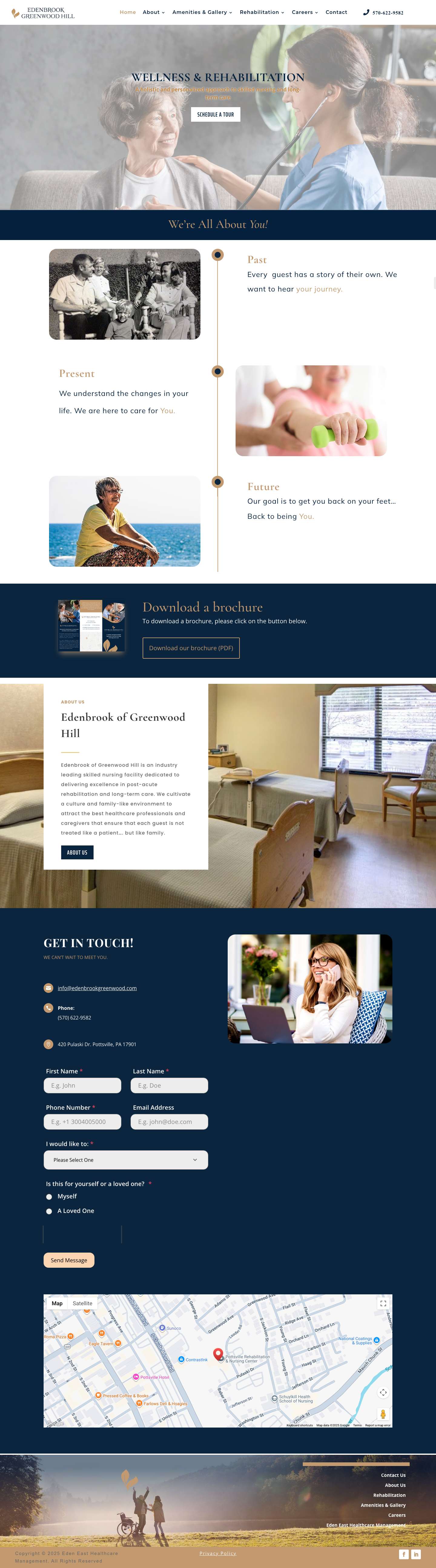 Edenbrook of Greenwood Hill │ Short-term care │ Skilled nursing - Full Screenshot