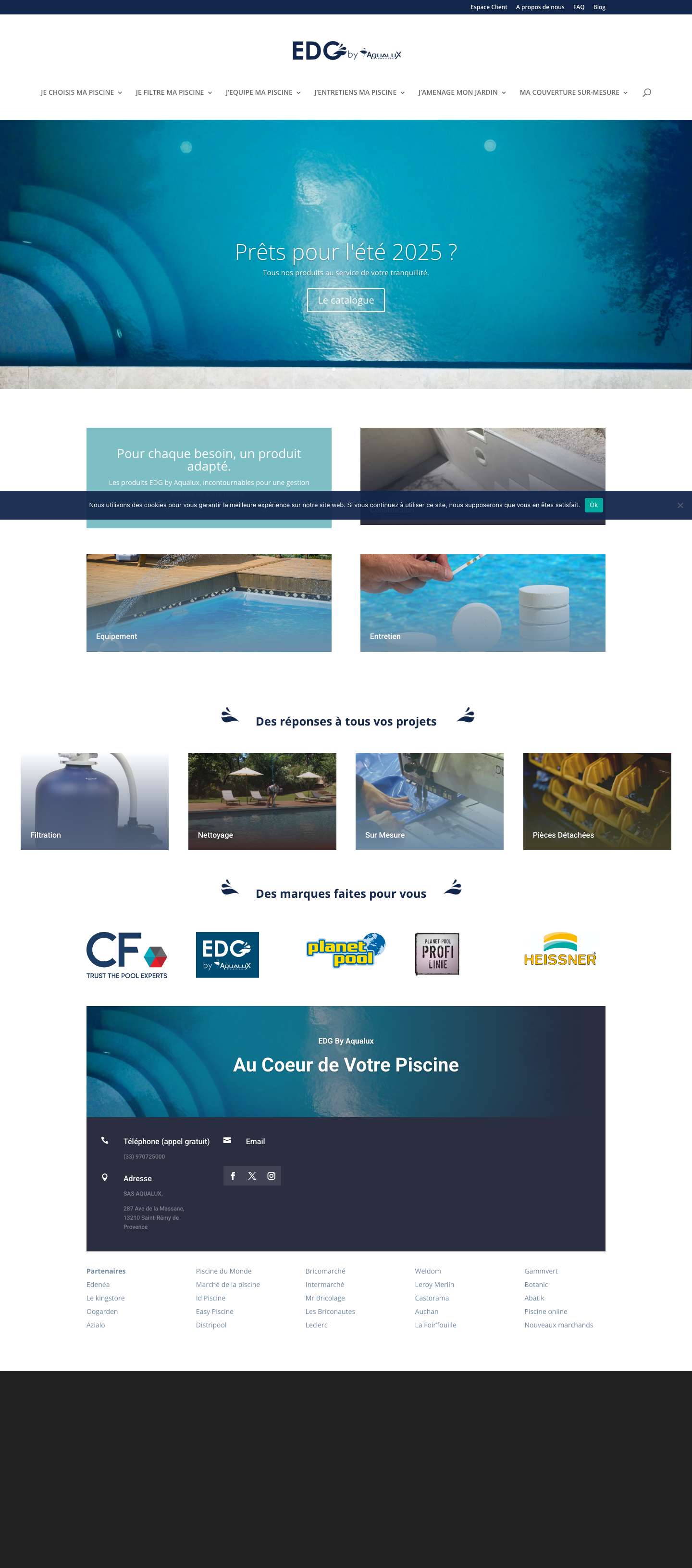 EDG BY AQUALUX - Catalogue digital - Full Screenshot