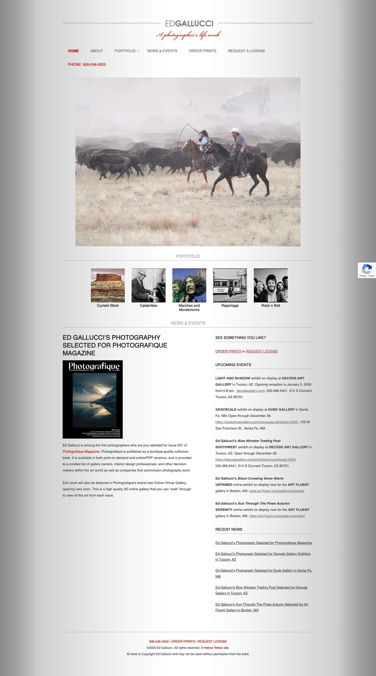 Home - Ed Gallucci Fine Art Photography - Full Screenshot