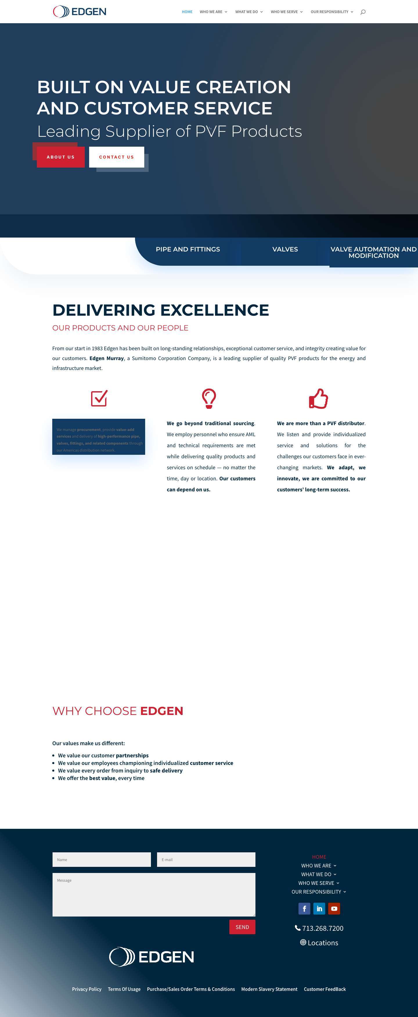 HOME - EDGEN MURRAY - Full Screenshot