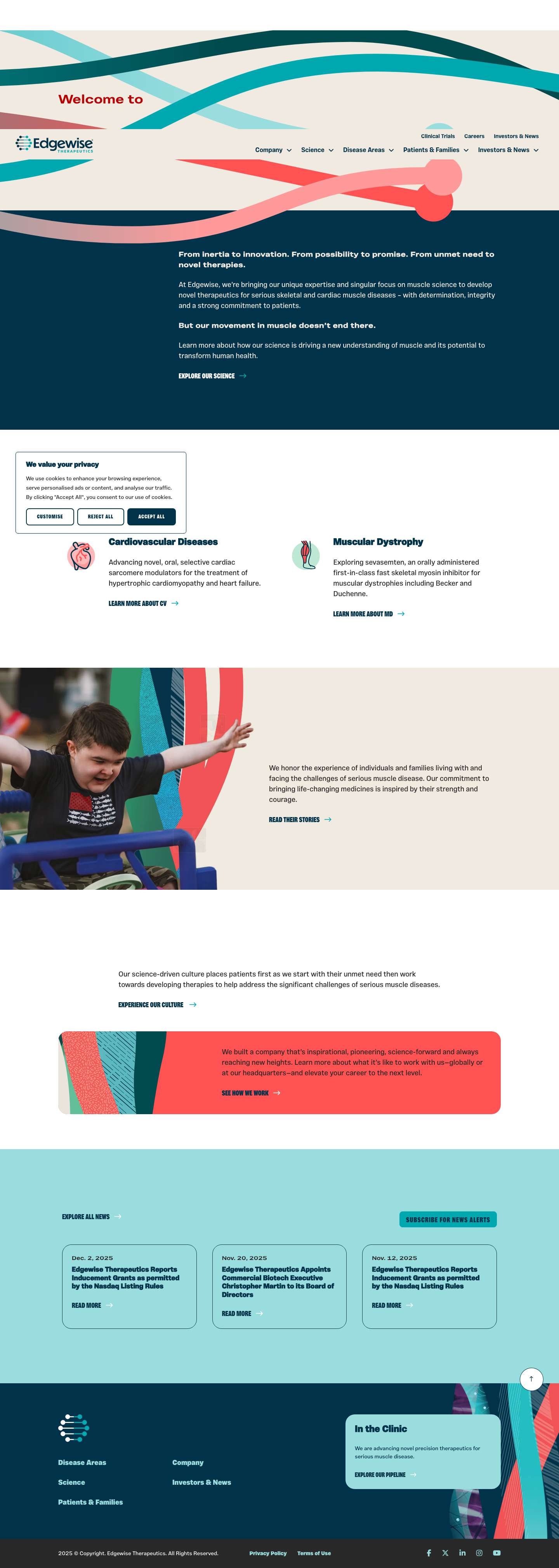 Edgewise Therapeutics - A Movement in Muscle - Full Screenshot