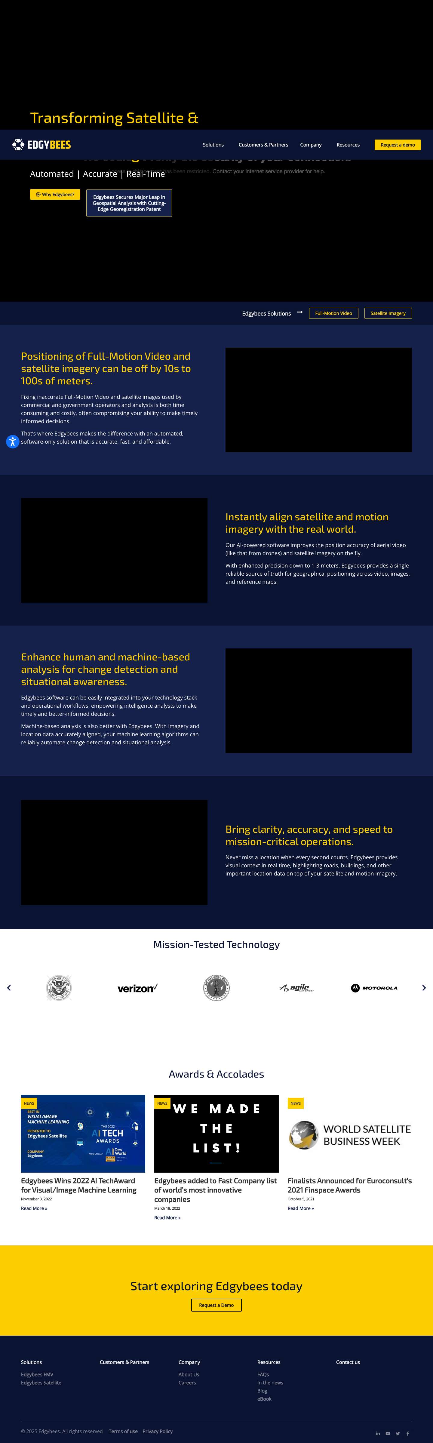 Homepage - Edgybees - Full Screenshot