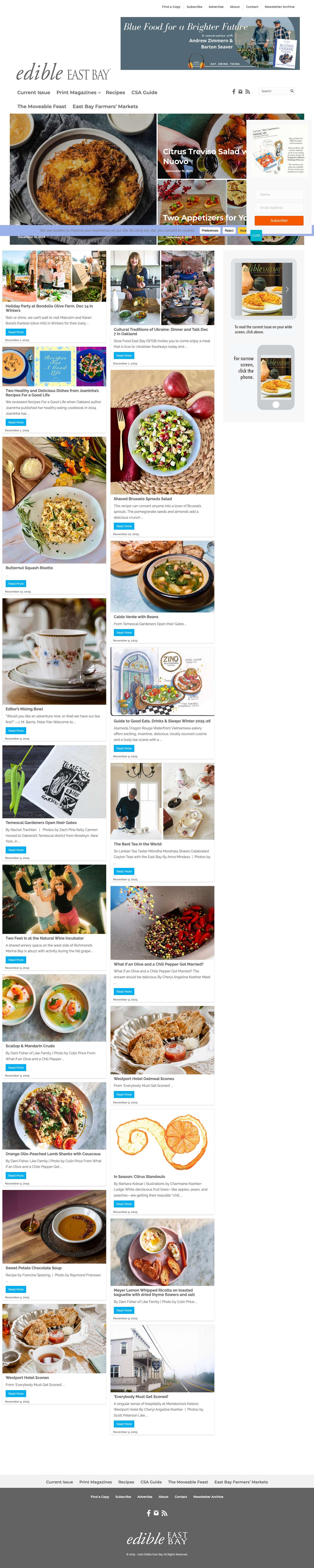 Edible East Bay - Full Screenshot