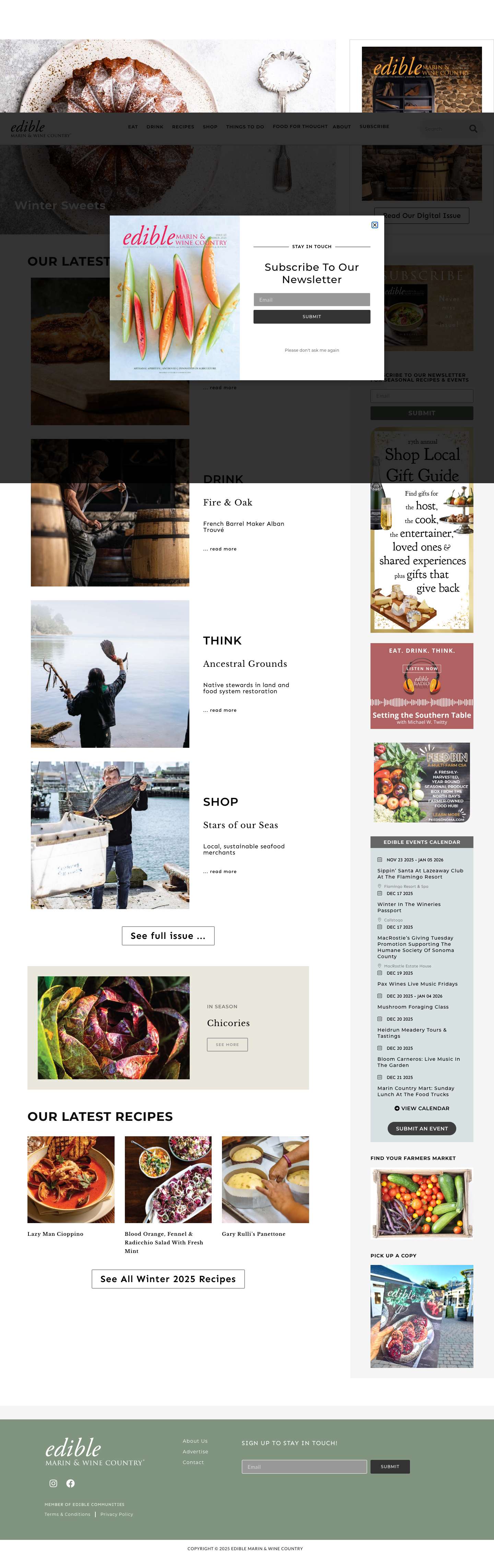 Edible Marin & Wine Country - Edible Marin & Wine Country - Full Screenshot