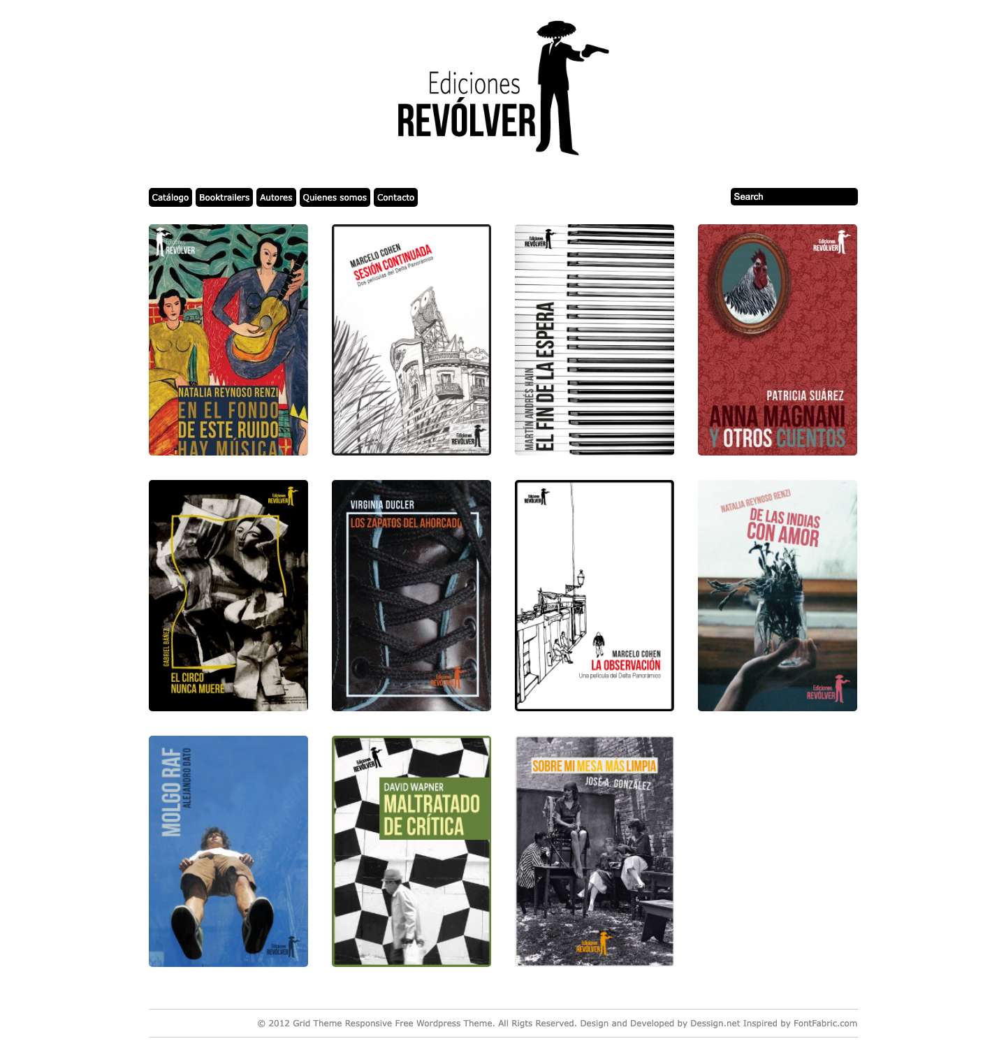 Ediciones Revólver - Hacemos ebooks de descarga libre. Ediciones Revólver - Full Screenshot