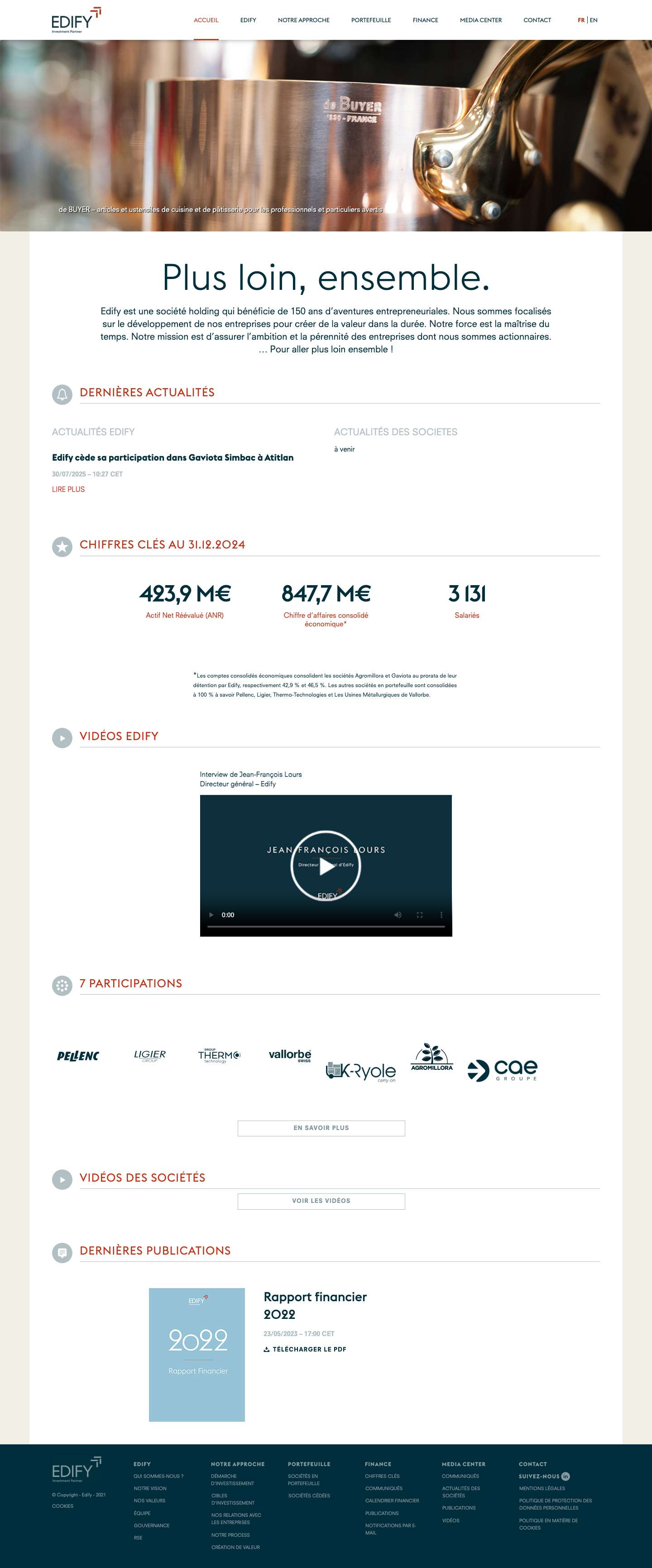 Accueil | EdifyPrécédentSuivantFaire défiler vers le haut - Full Screenshot
