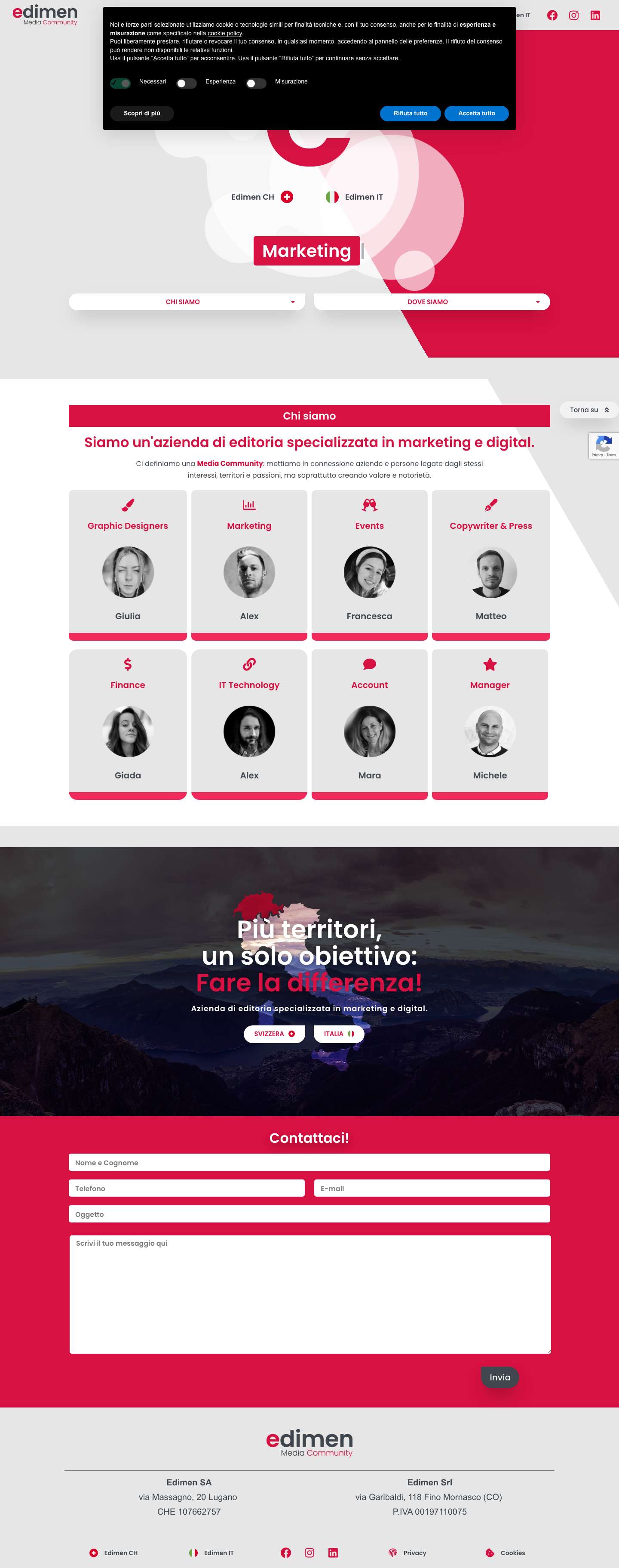 Edimen - Editoria - Marketing - Digital - Grafica - Full Screenshot