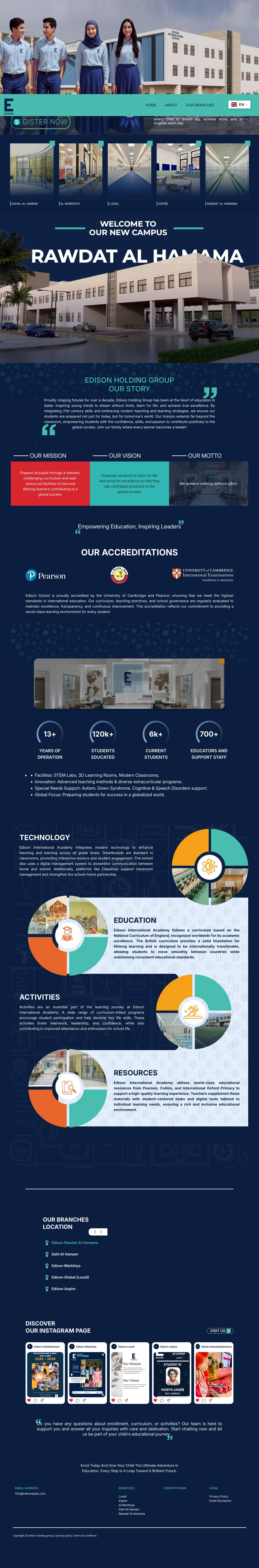 Home New -Edison Holding Group - Home - Full Screenshot