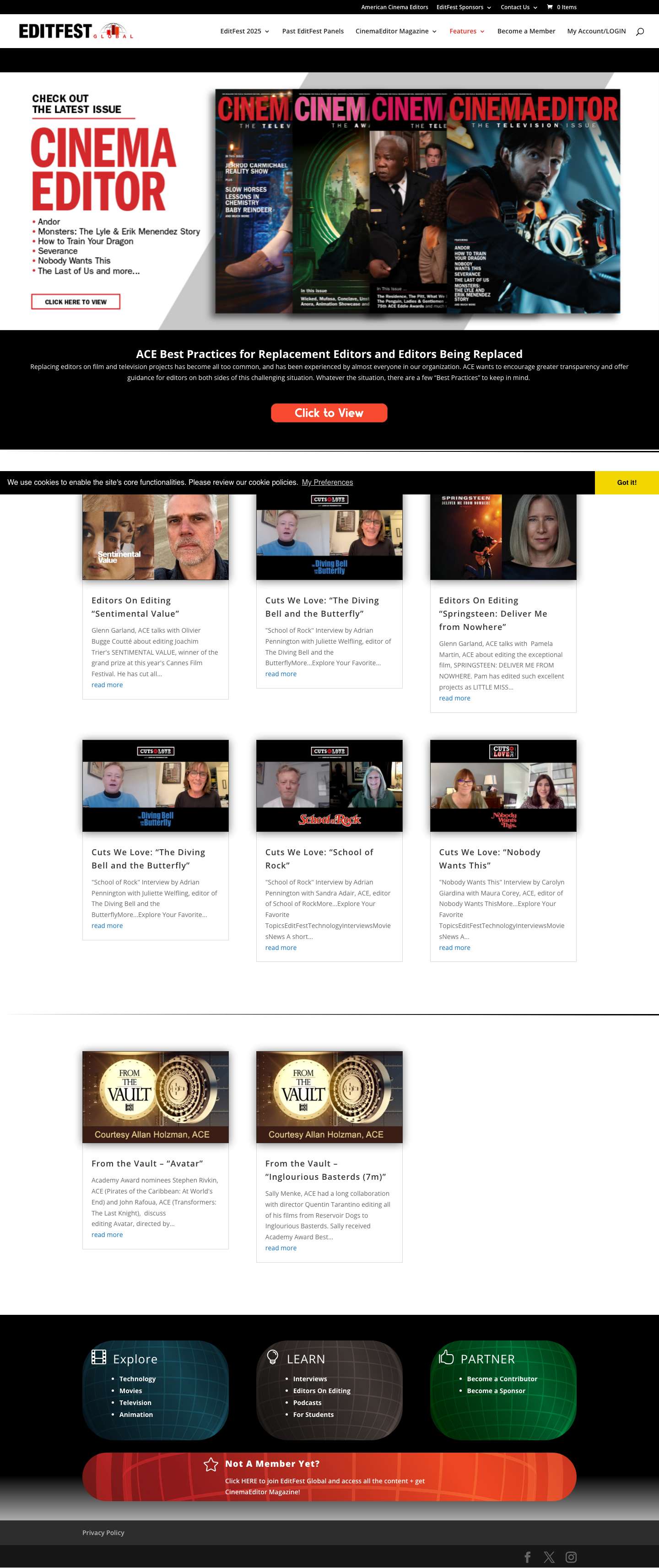 Home Page News - EditFest Global - Full Screenshot