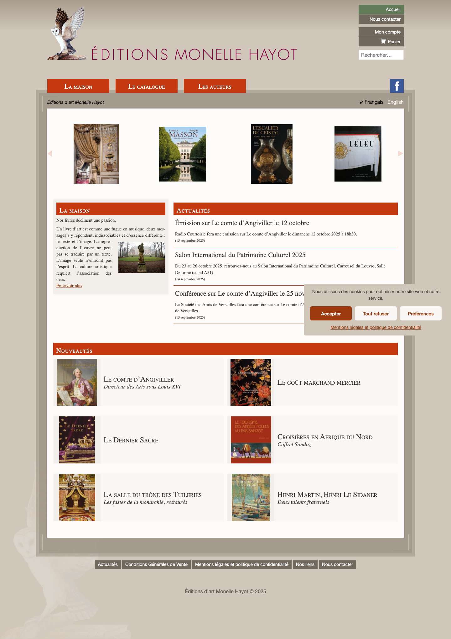 Éditions d'art Monelle Hayot – Un esprit, une collection - Full Screenshot