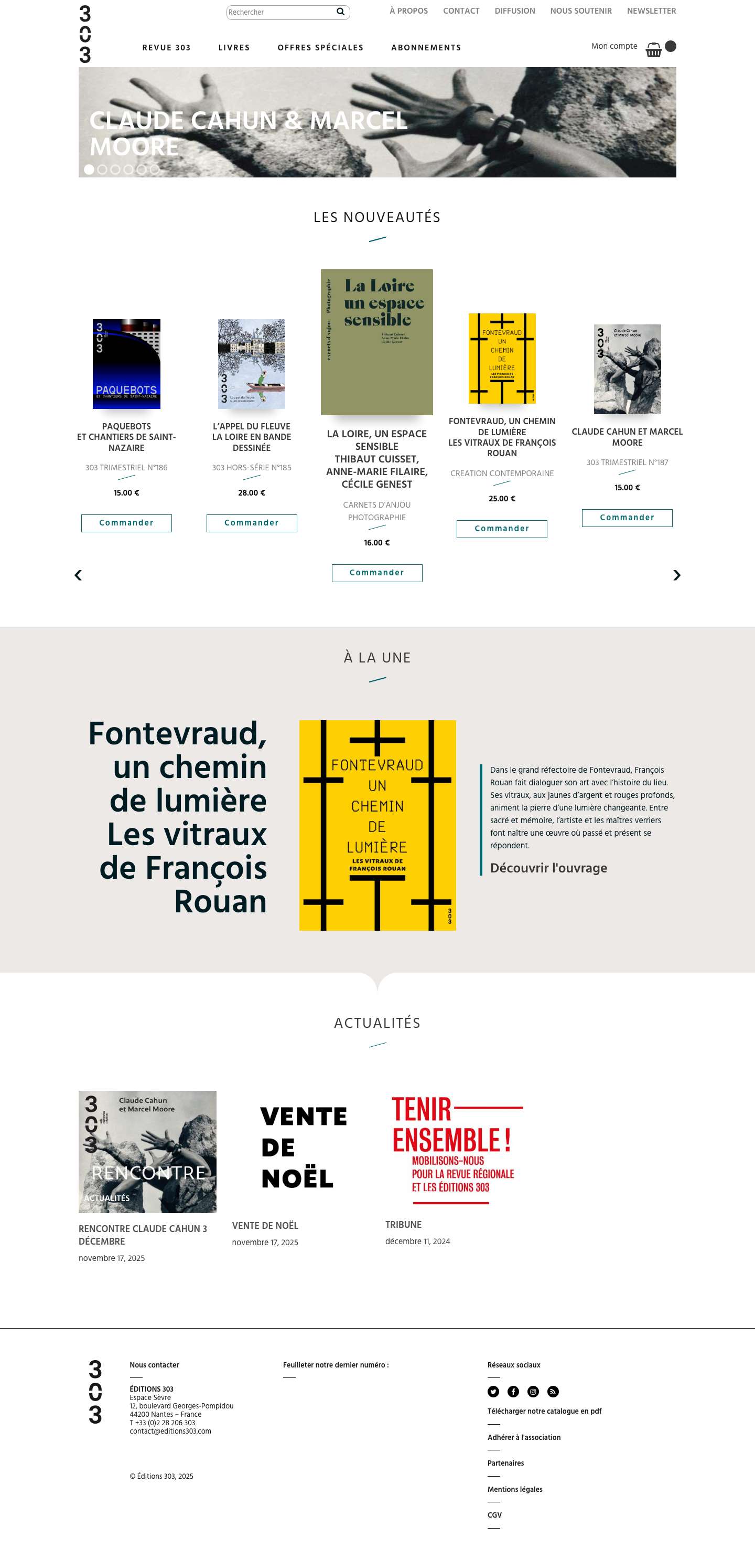 Editions 303 / Revue 303 - Full Screenshot