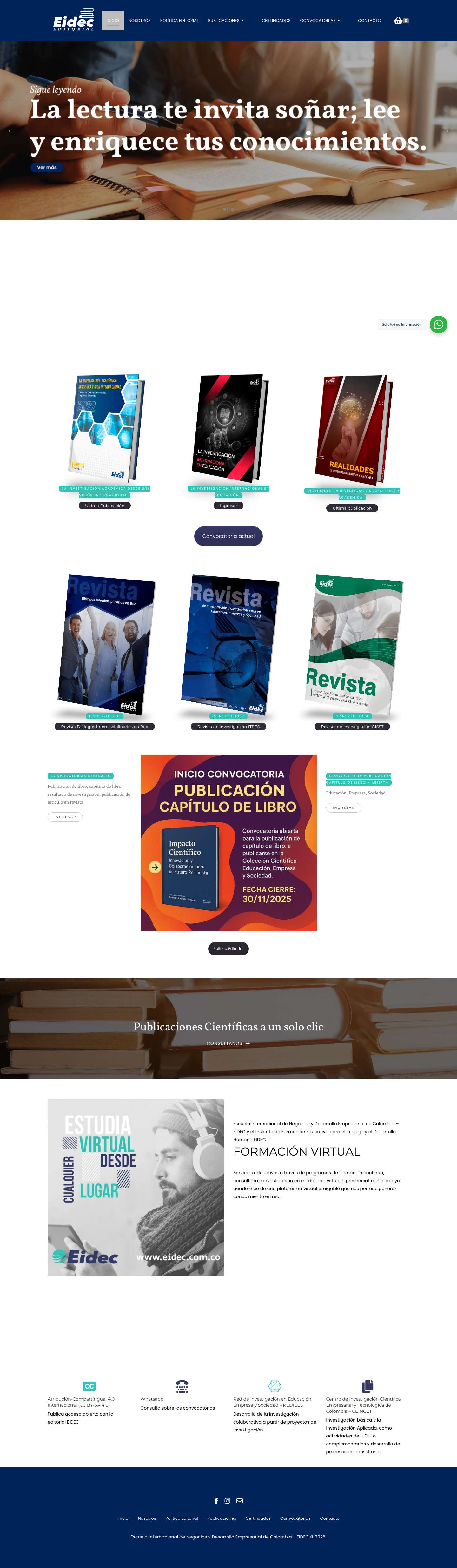 Editorial EIDEC - Editorial EIDEC - Full Screenshot