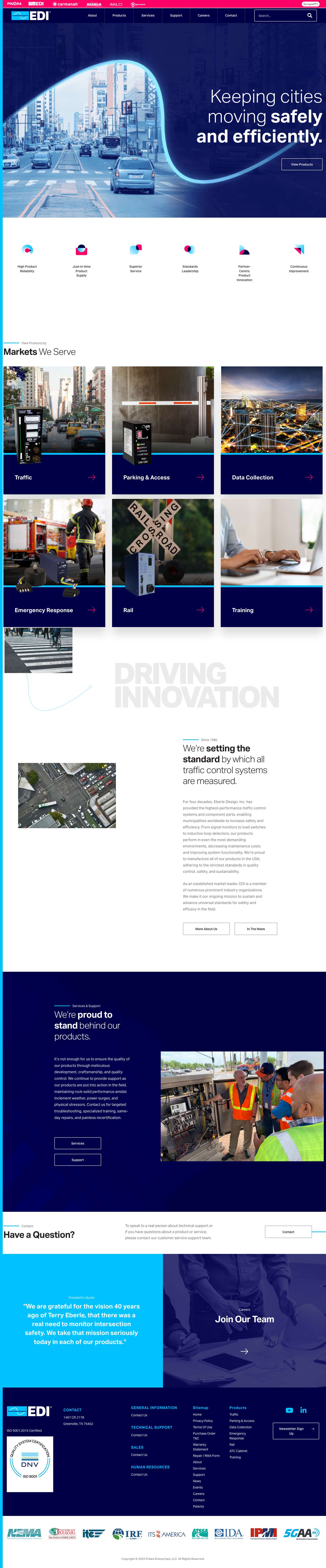 Eberle Design Inc. – Quality Products Saving Lives - Full Screenshot