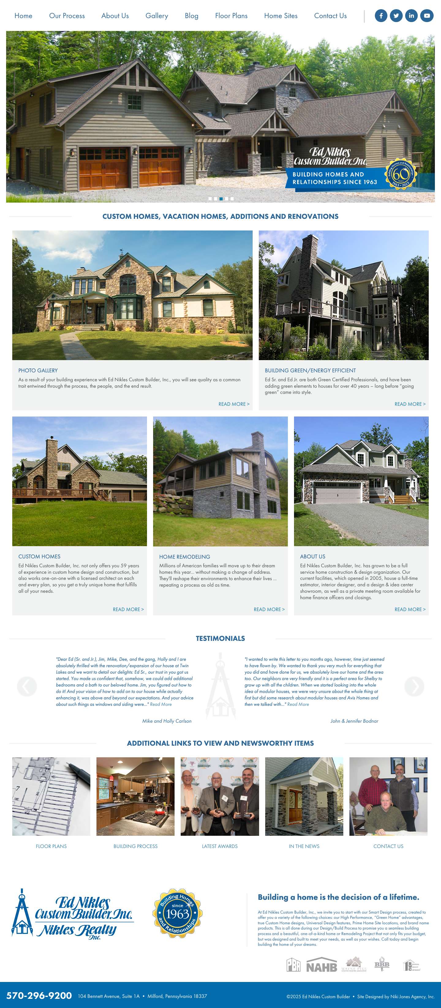 Home Page | Ed Nikles - Full Screenshot