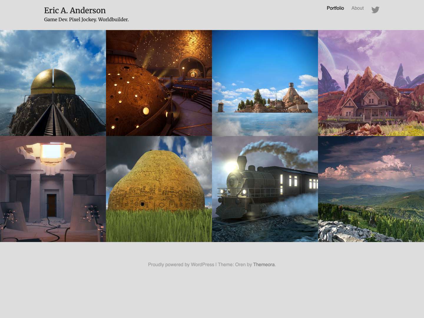 Eric A. Anderson – Game Dev. Pixel Jockey. Worldbuilder. - Full Screenshot