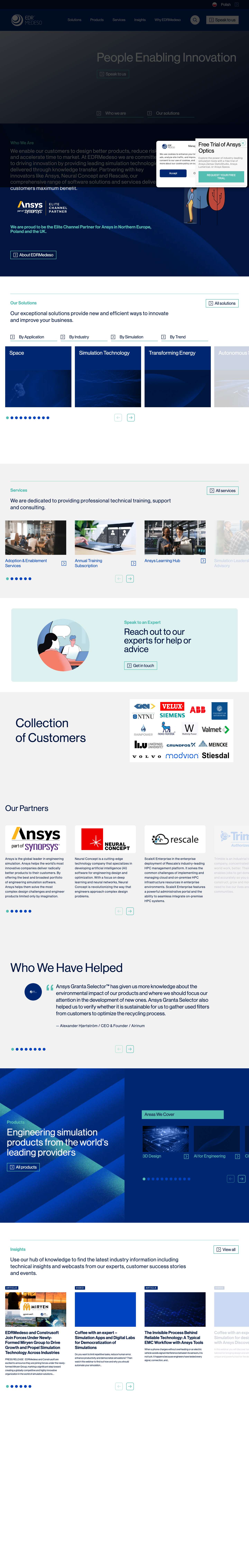 EDRMedeso | People Enabling Innovation - Full Screenshot