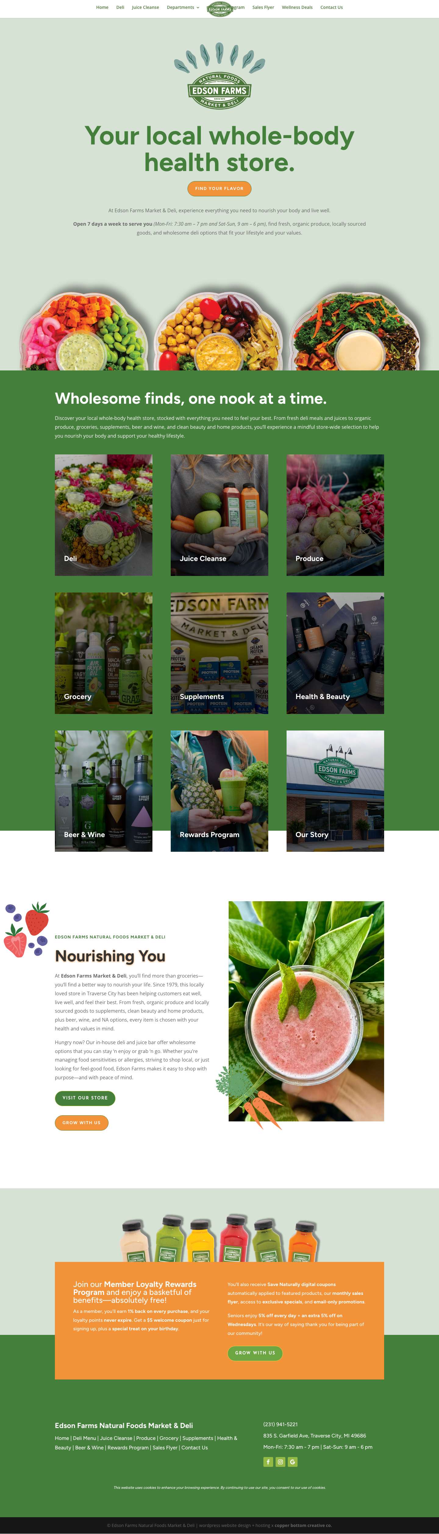 Edson Farms Market and Deli - Full Screenshot