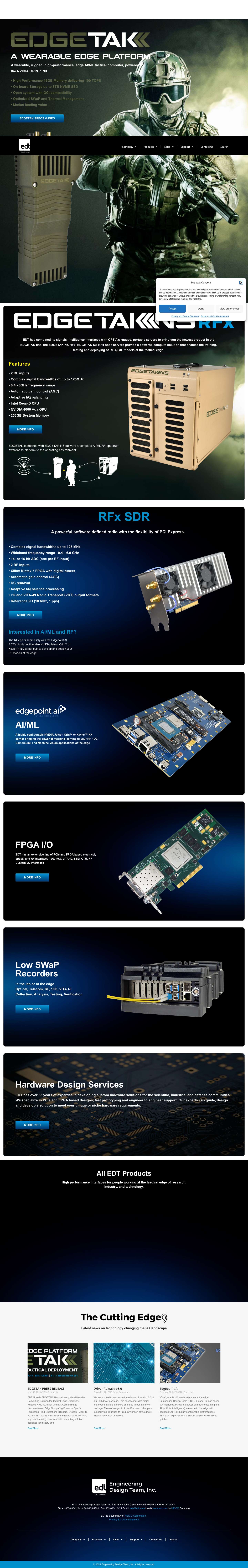 EDT Home - EDT - Full Screenshot