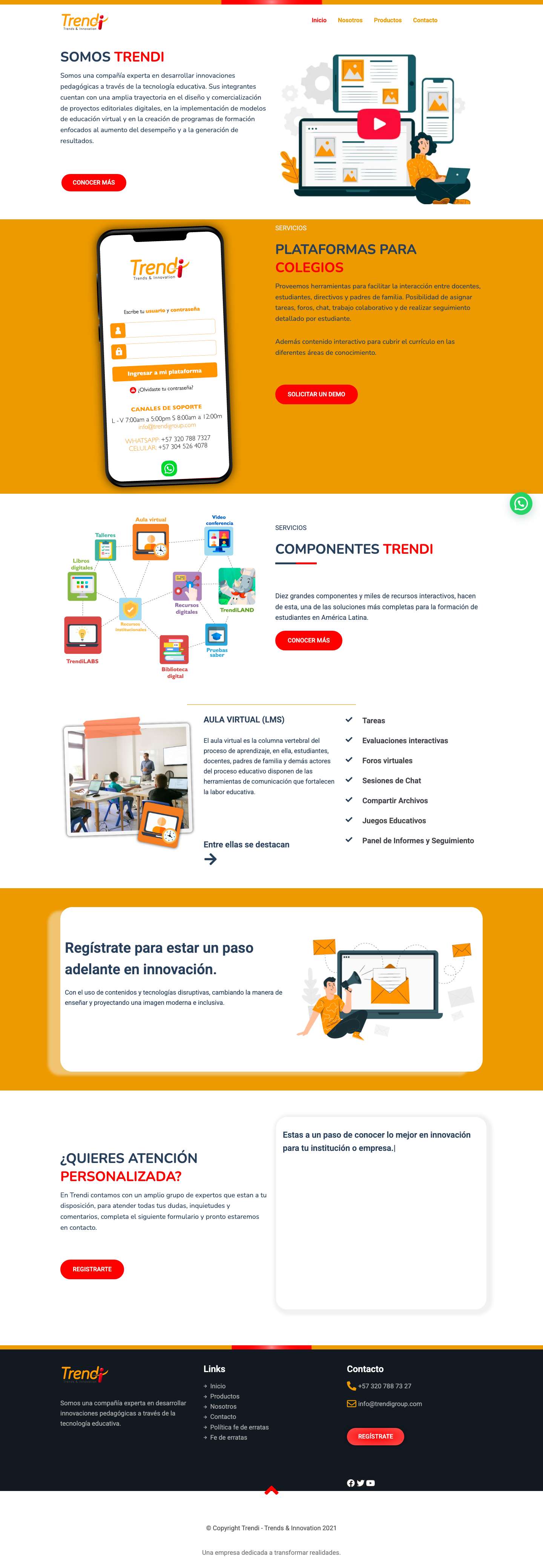 Trendi – Trends & Innovation - Full Screenshot