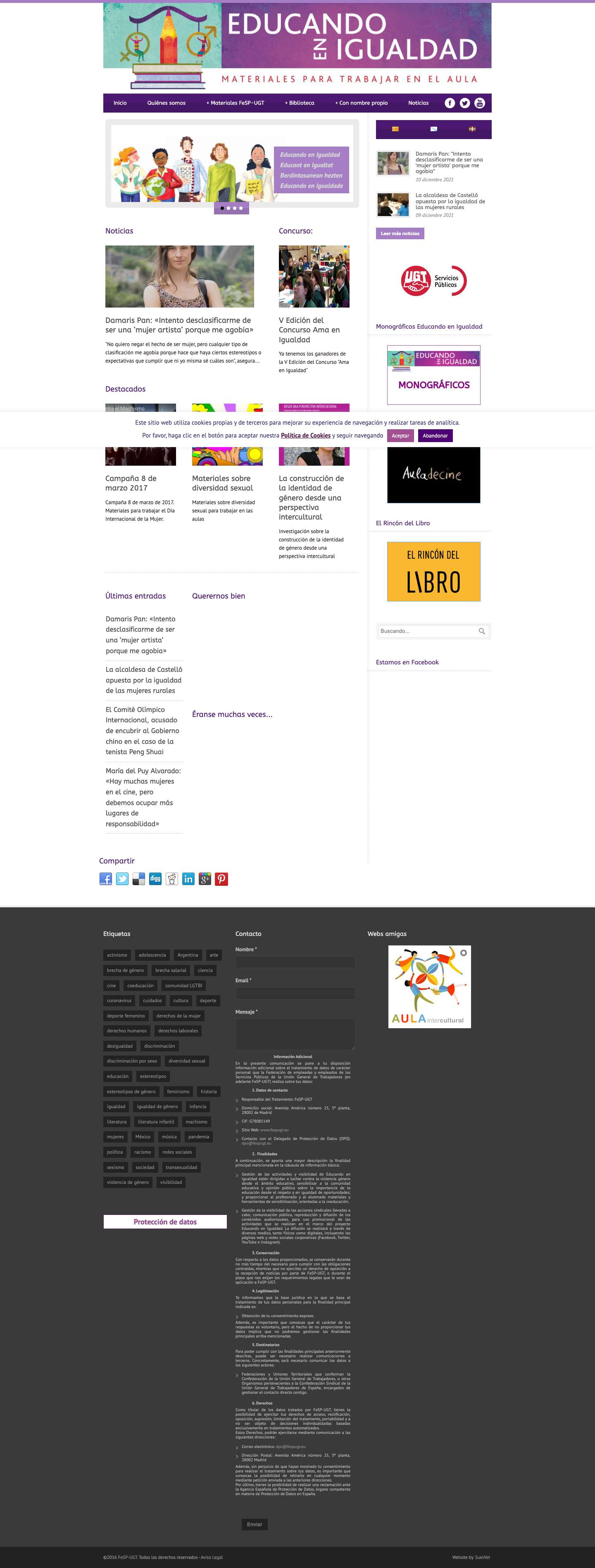 Educando en Igualdad - Full Screenshot