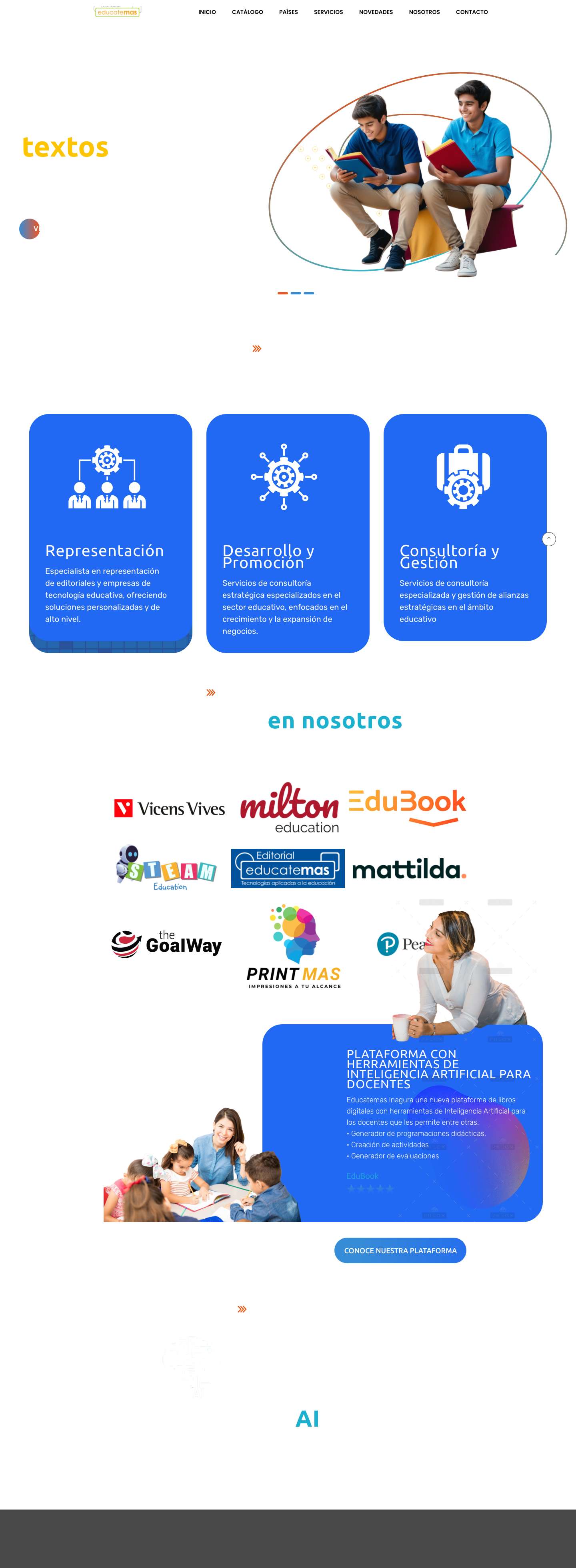 Educatemas – Tecnologias aplicadas a la educación - Full Screenshot