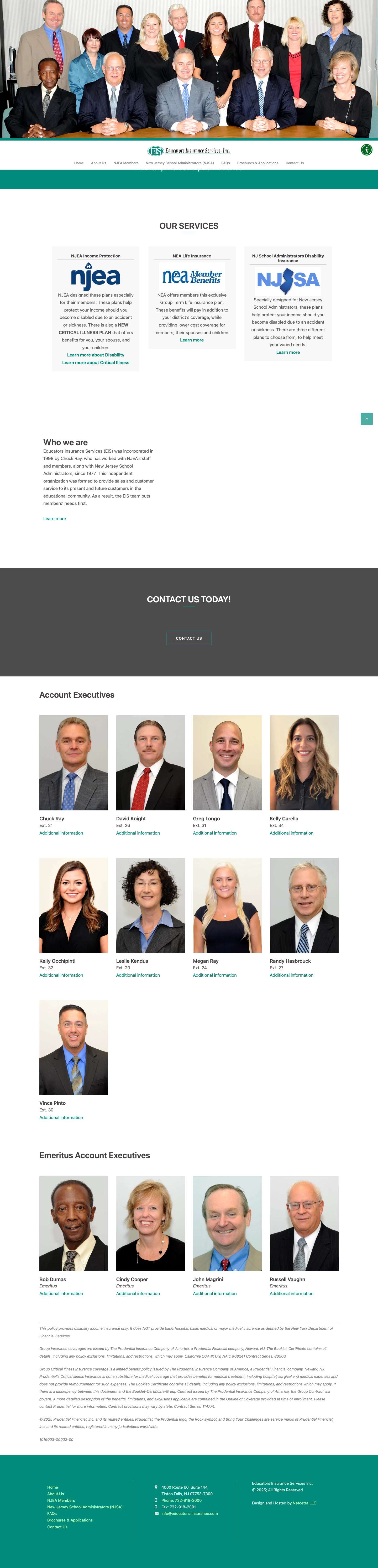 Educators Insurance Services - Full Screenshot