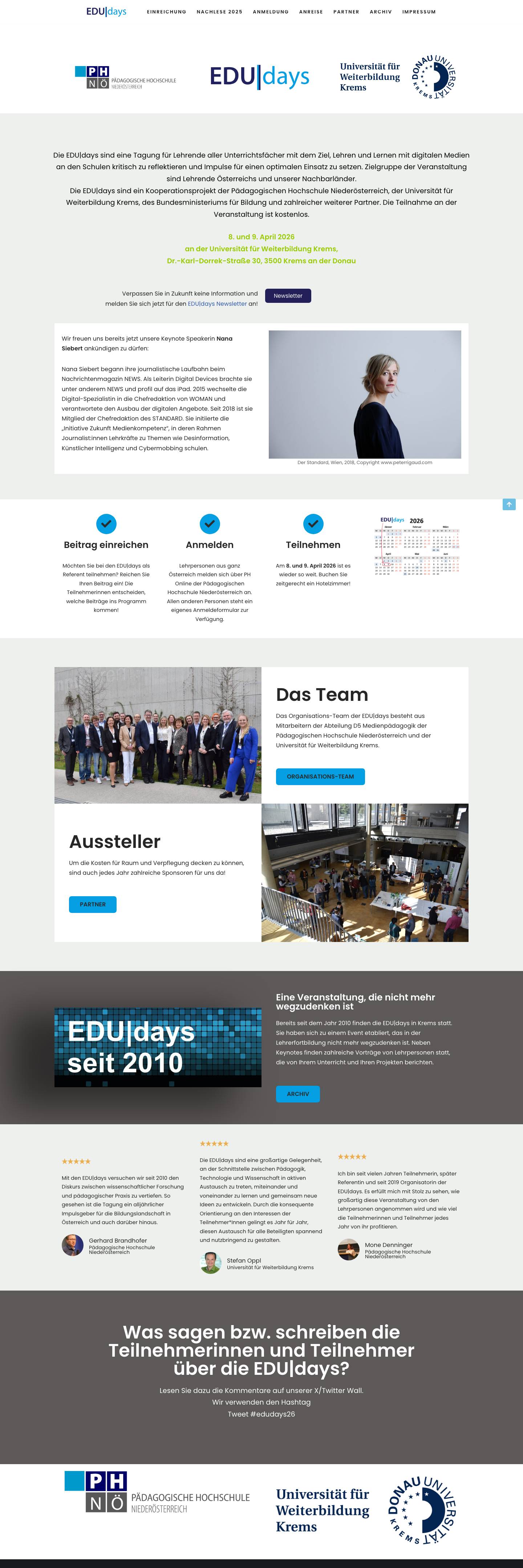EDU|days – Tagung für Lehrende - Full Screenshot