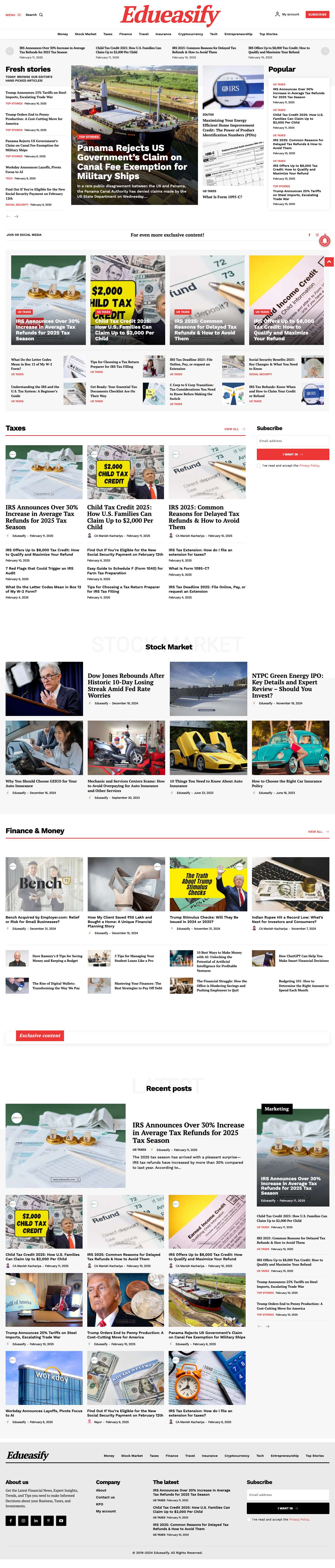 Homepage » EdueasifyHomepage » Edueasify - Full Screenshot