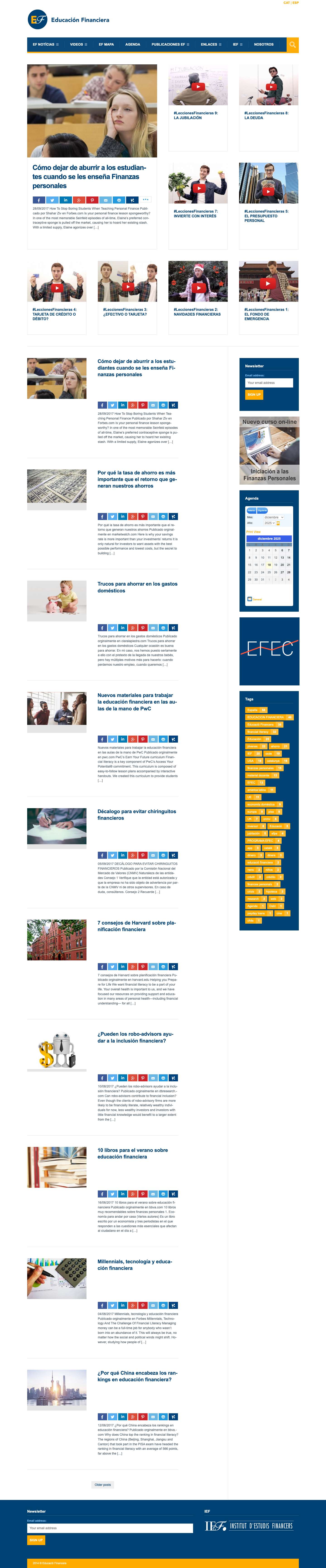 Educacio Financera | Educacio Financera - Full Screenshot