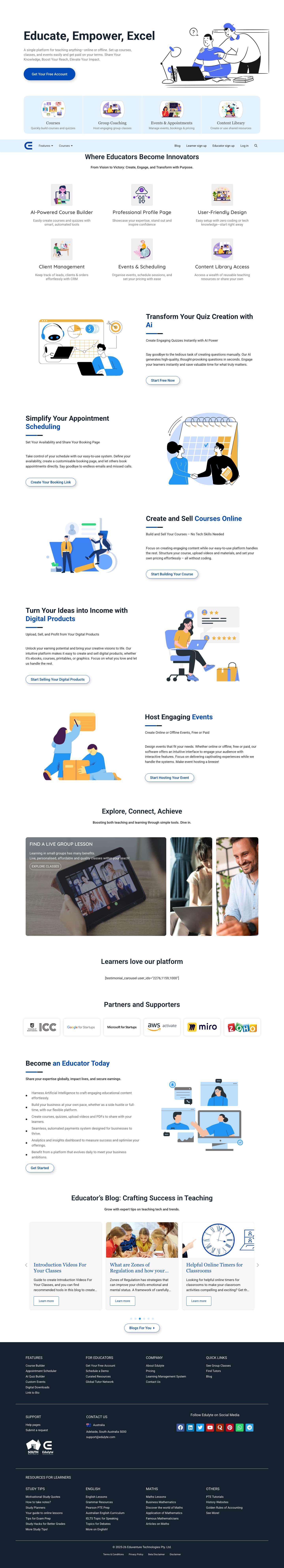 Edulyte: Making Learning & Teaching Feel Like Home - Full Screenshot