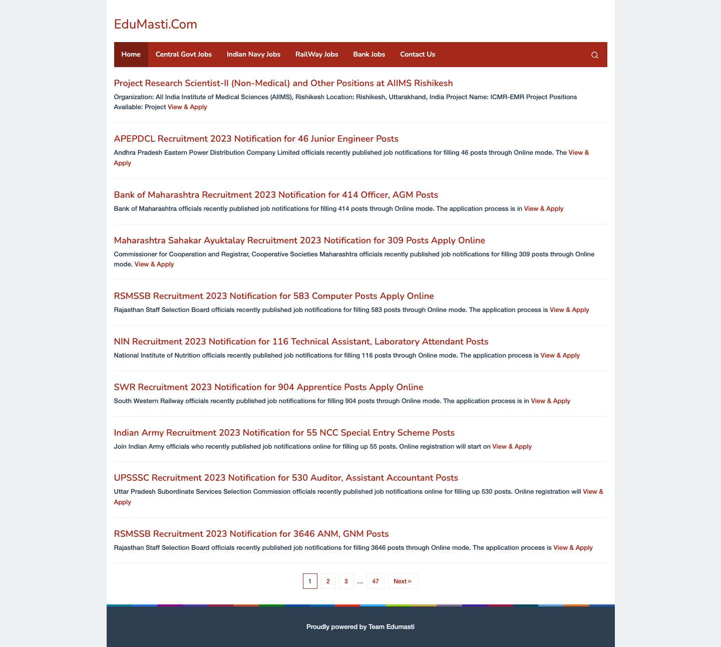 EduMasti.Com - Full Screenshot