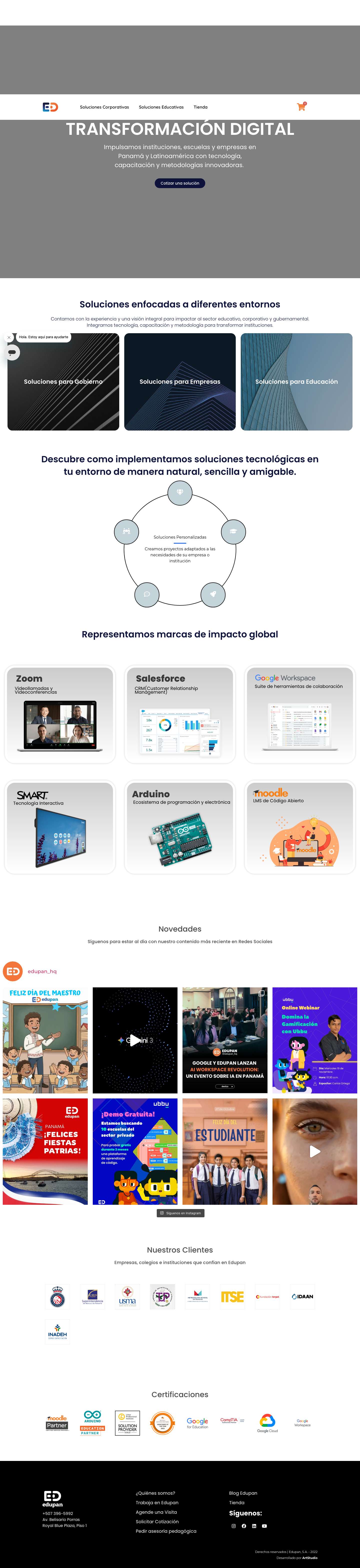 Home - Edupan - Full Screenshot