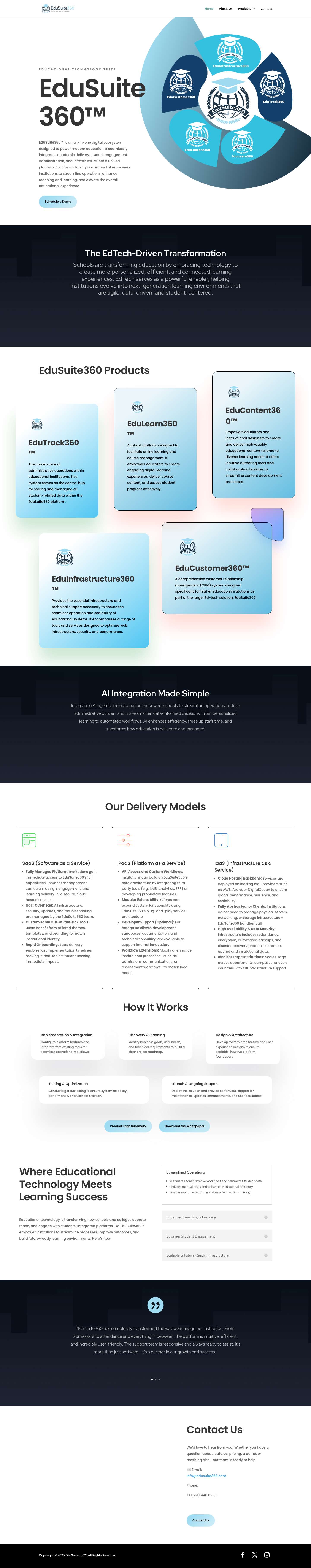 Edusuite360 | - Full Screenshot